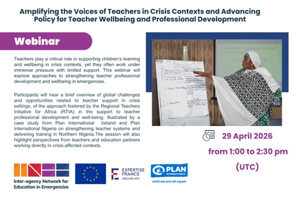 Amplifying the Voices of Teachers in Crisis Contexts and Advancing Policy for Teacher Wellbeing and Professional Development