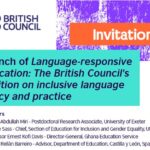 Launch of language-responsive education: The British Council’s position on inclusive language policy and practice