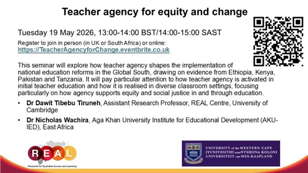 Teacher agency for equity and change