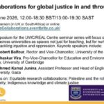 Symposium: Equitable collaborations for global justice in and through education