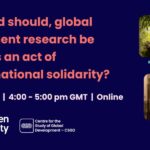 Curated Conversations: Rethinking Global Development through Solidarity