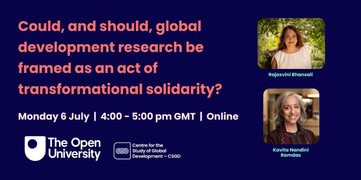Curated Conversations: Rethinking Global Development through Solidarity