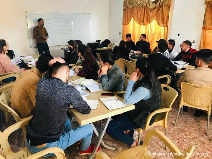 GEL learners in a learning centre in Sinjar, Iraq.
