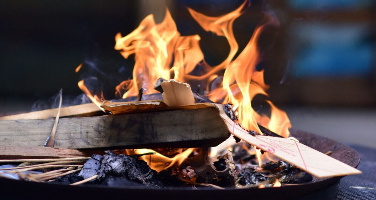 image of a small fire
