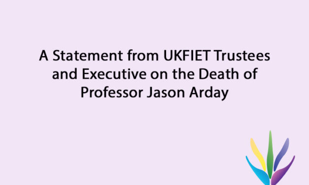 A statement from UKFIET Trustees and Executive Committee on the death of Professor Jason Arday